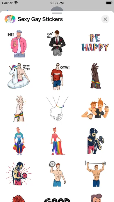 Sexy Gay Stickers Screenshots