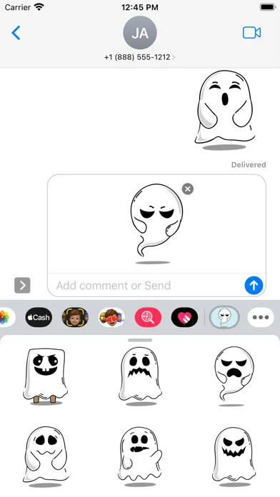 Spirit Ghost Stickers Ekran Görüntüleri