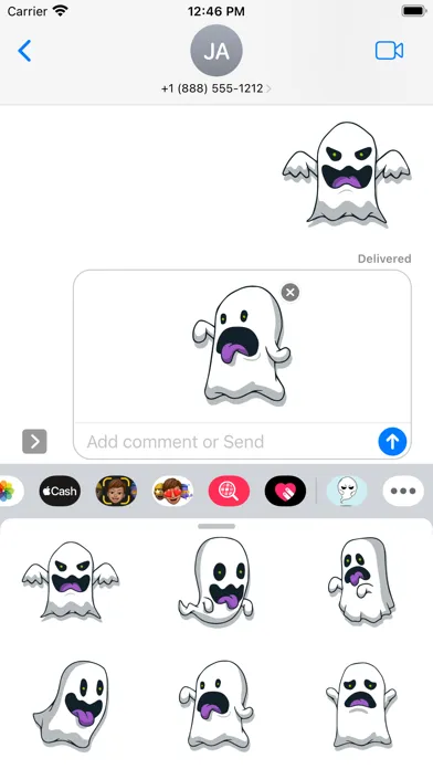 Spirit Ghost Stickers Ekran Görüntüleri