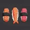 Tasty Japanese Sushi Stickers