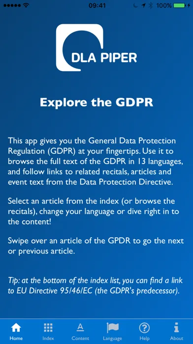 Explore GDPR سکرین شاٹس