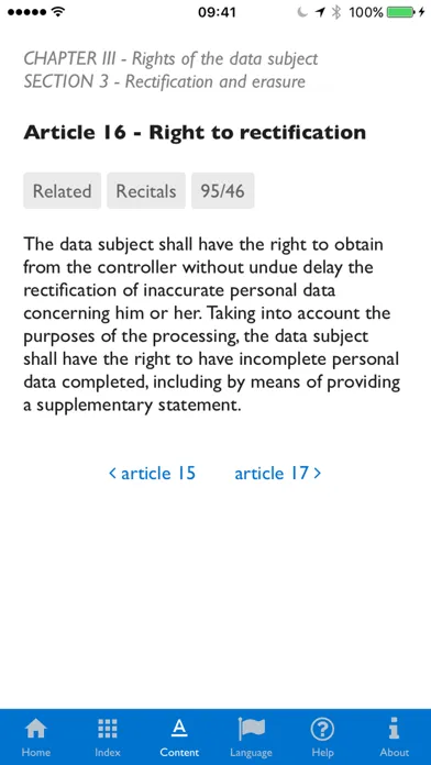 Explore GDPR سکرین شاٹس