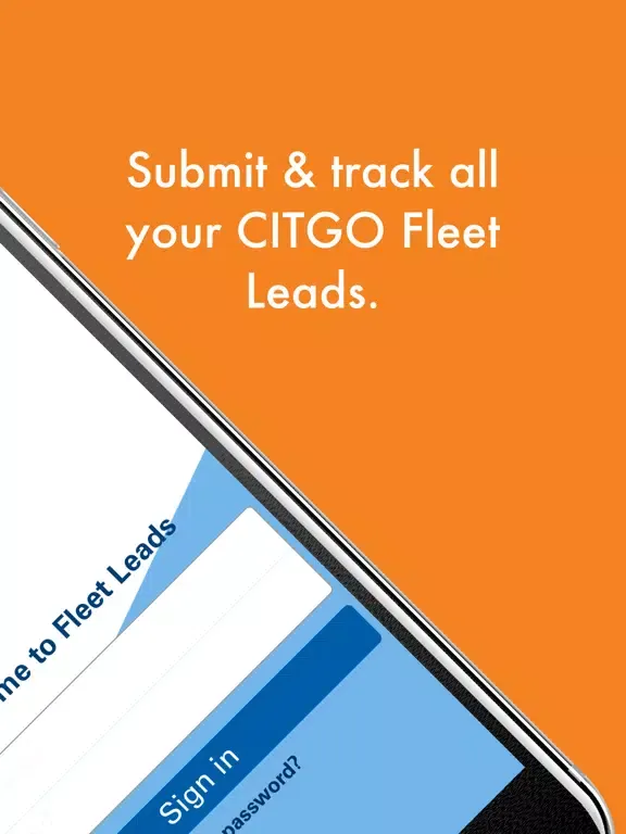 Tangkapan layar CITGO Fleet Leads iPad 
