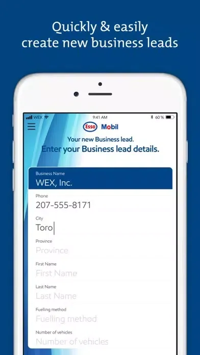 Capturas de pantalla de FleetLeads Esso Mobil