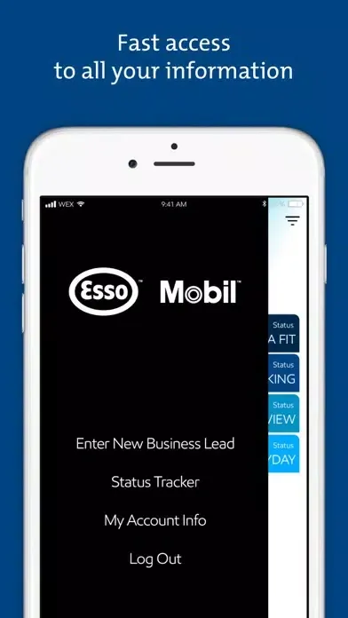Capturas de pantalla de FleetLeads Esso Mobil