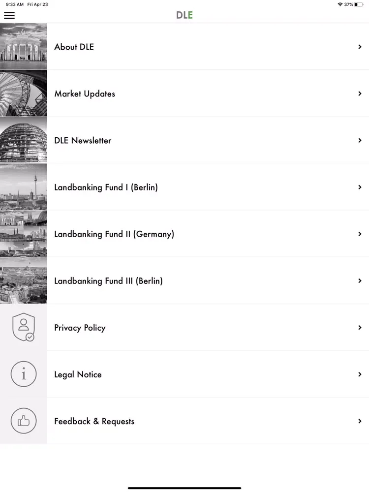 DLE AG iPad  Screenshots