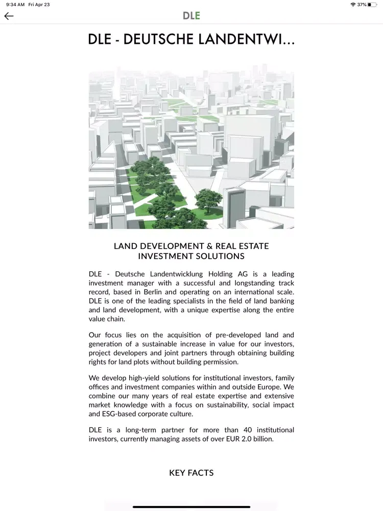 DLE AG iPad  Screenshots