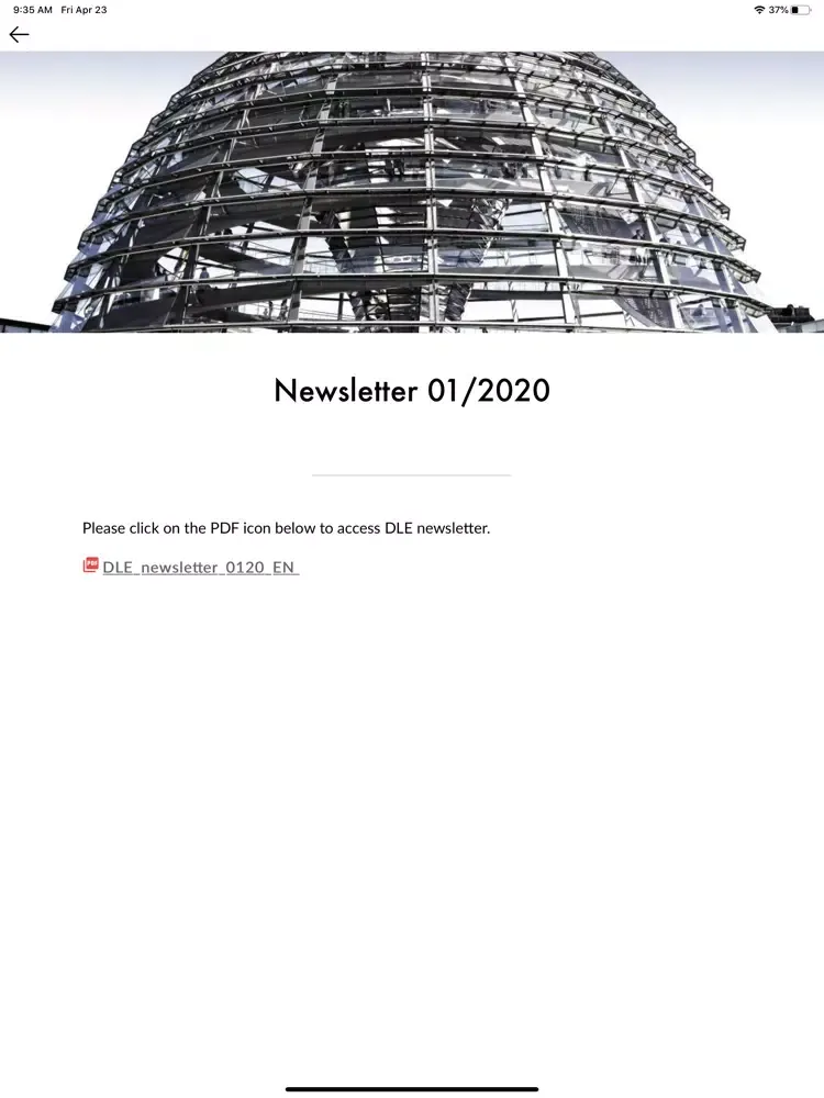 DLE AG iPad  Screenshots