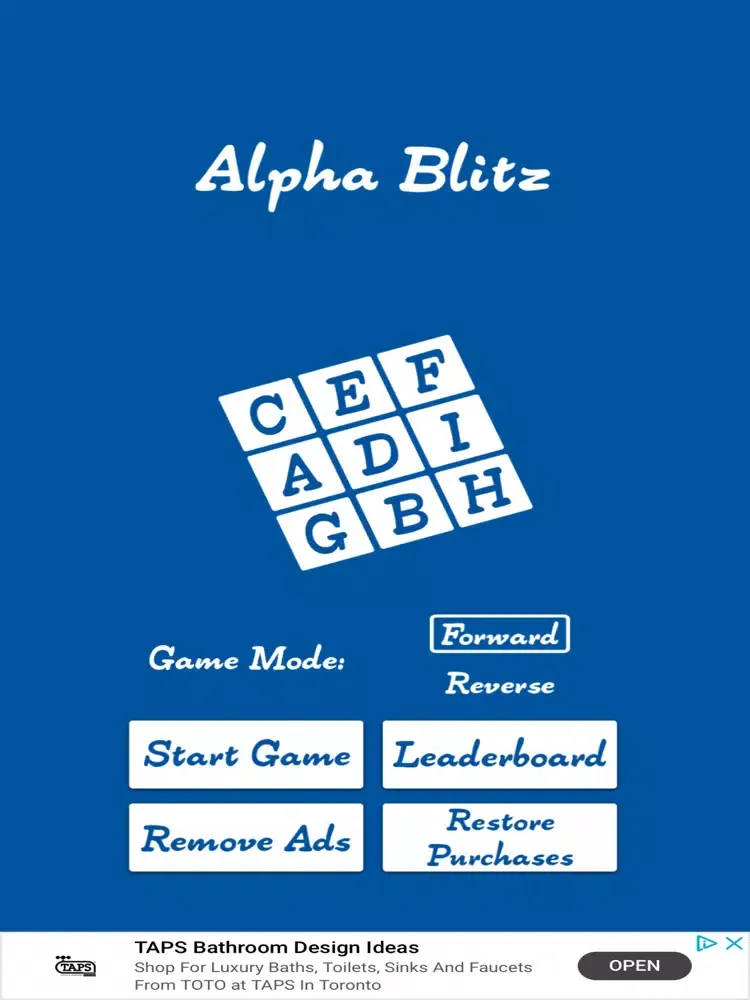 Alpha Blitz iPad  Ekran Görüntüleri