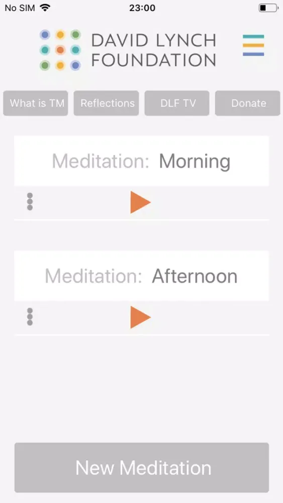Tangkapan skrin Stillness: Meditation Timer
