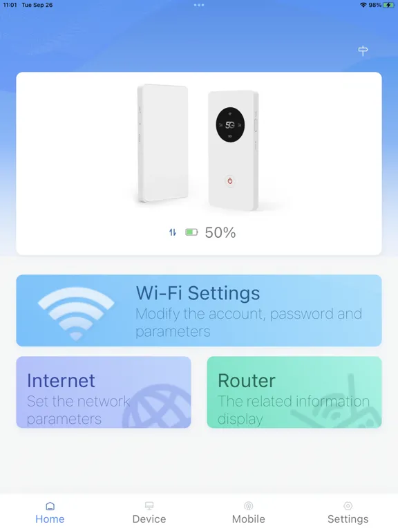 Zrzuty ekranu D-Link Mobile Connect iPad 