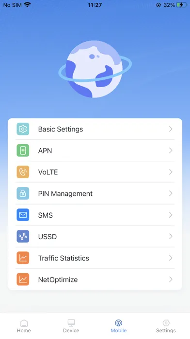 Zrzuty ekranu D-Link Mobile Connect