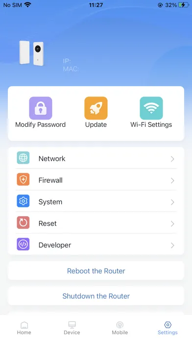 Zrzuty ekranu D-Link Mobile Connect