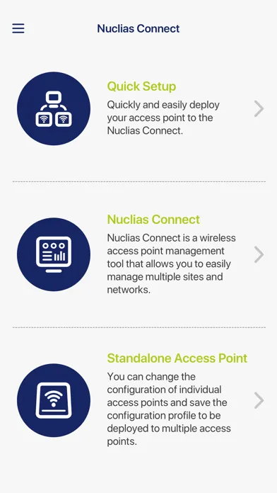 Zrzuty ekranu Nuclias Connect