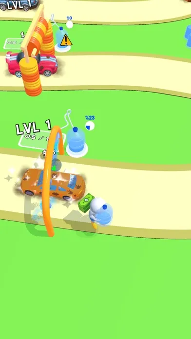 Capturas de tela do Car Washing Defence