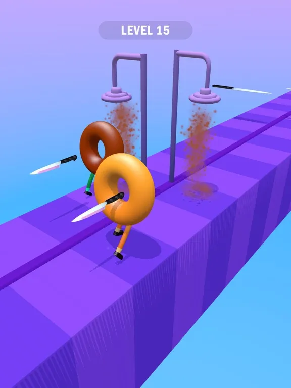 Tangkapan layar Donut Runner 3D iPad 
