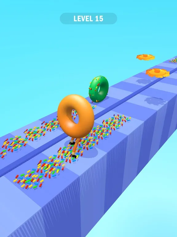 Tangkapan layar Donut Runner 3D iPad 