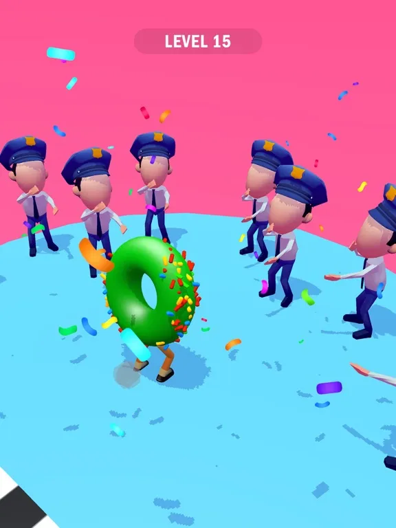 Tangkapan layar Donut Runner 3D iPad 