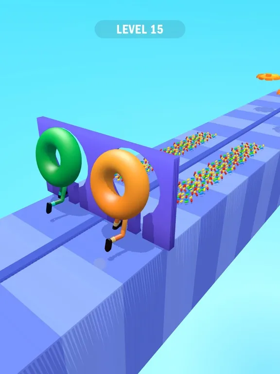 Tangkapan layar Donut Runner 3D iPad 