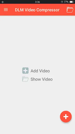 Tangkapan skrin DLM Video Compressor
