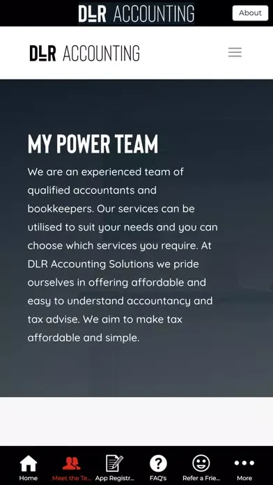 Ảnh chụp màn hình của DLR Accounting