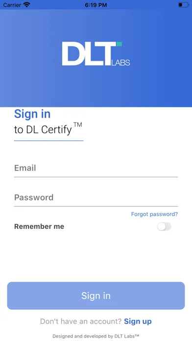 DL Certify™ স্ক্রিনশট