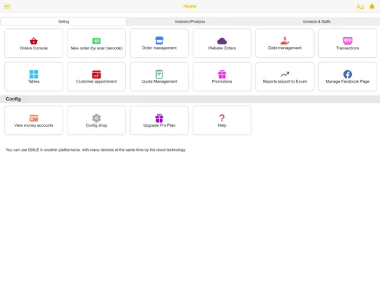 ISale - Sales Management - POS iPad  Screenshots