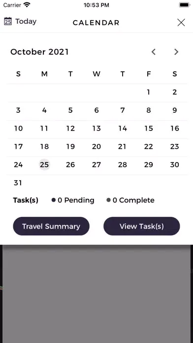 Tangkapan skrin Kaizen Logistics Driver