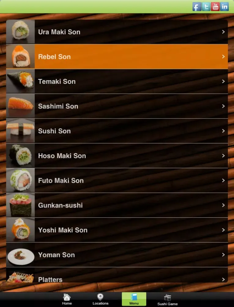 Capturas de tela do Sushi Yoshi for iPad iPad 