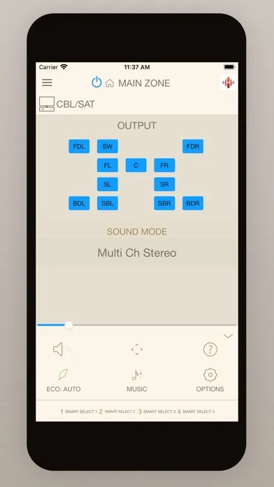 Marantz AVR Remote Screenshots