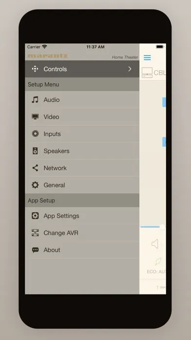 Marantz AVR Remote Screenshots