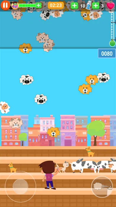 Capturas de tela do Bottom Bumps