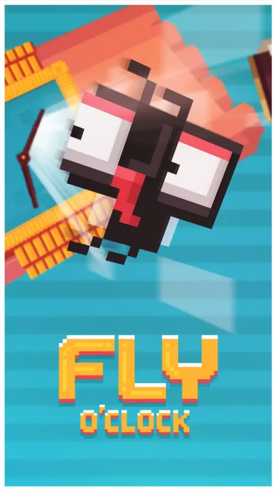 Tangkapan skrin Fly O'Clock - Endless Jumper Survival