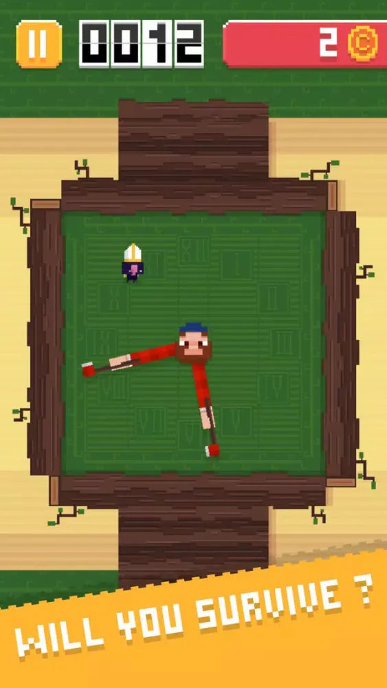 Tangkapan skrin Fly O'Clock - Endless Jumper Survival