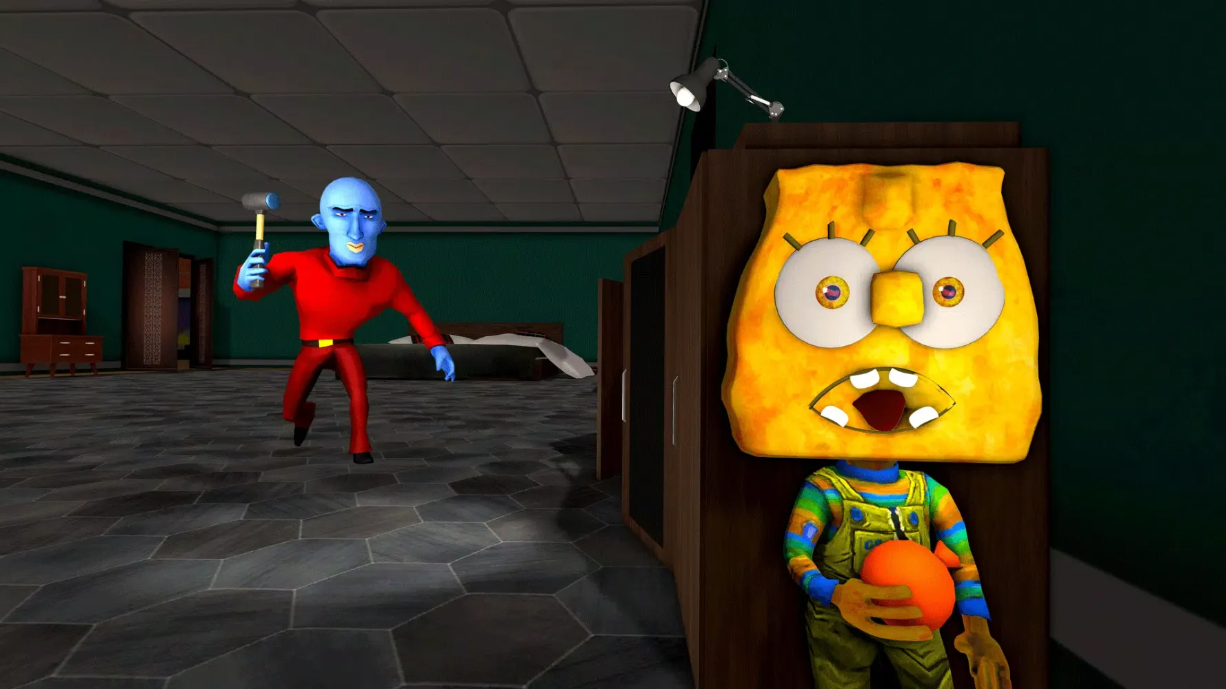 Scary Neighbor Sponge Secret Screenshots