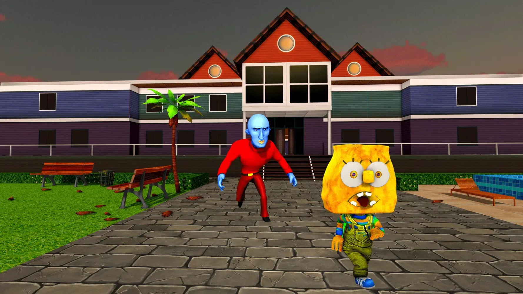Scary Neighbor Sponge Secret Screenshots