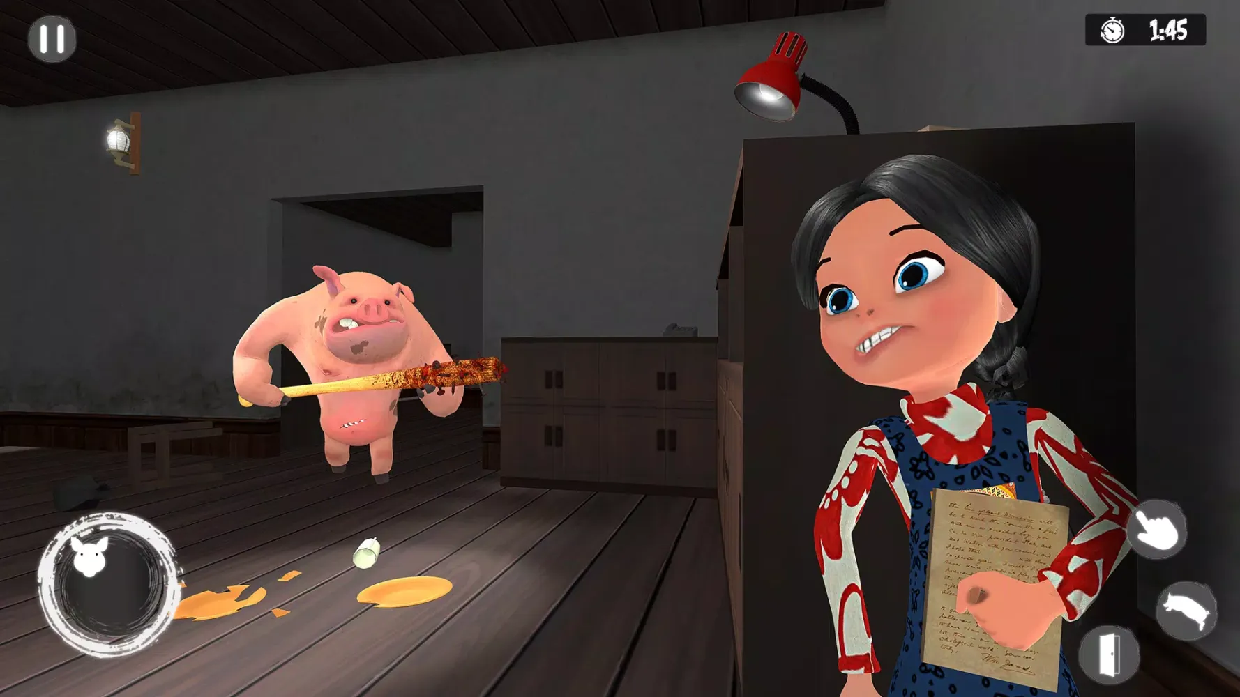 Escape Scary Piggy Granny Game Screenshots