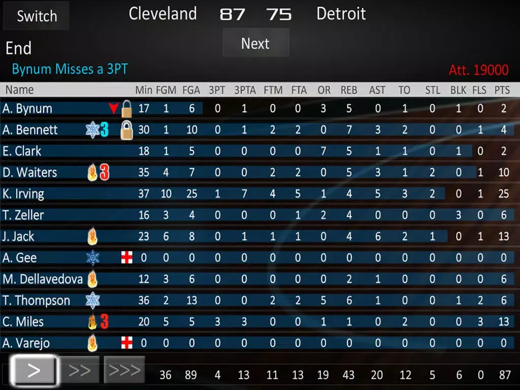 تصاویر Basketball Dynasty Manager 14 iPad 