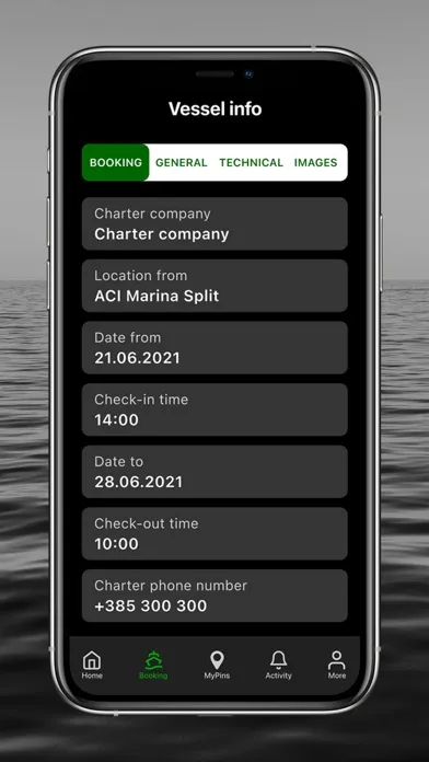 The Charter App Screenshots