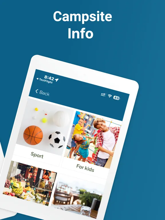 Zrzuty ekranu Camp Info App iPad 