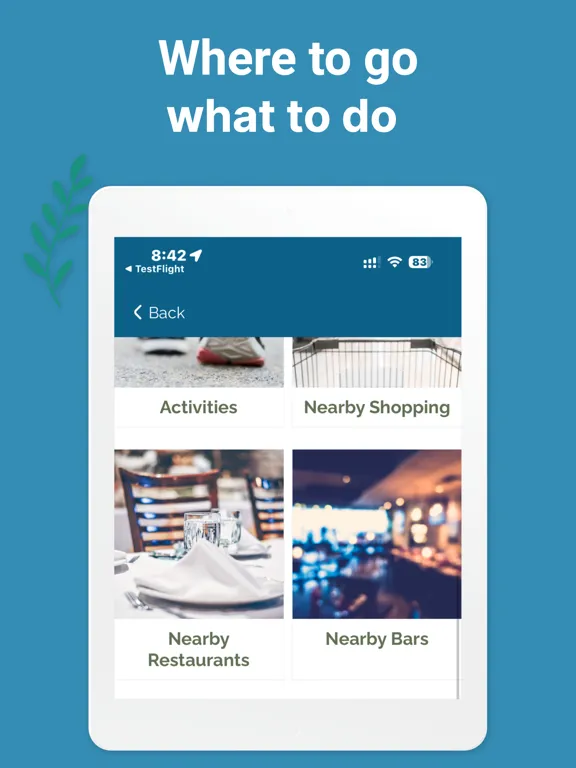 Zrzuty ekranu Camp Info App iPad 