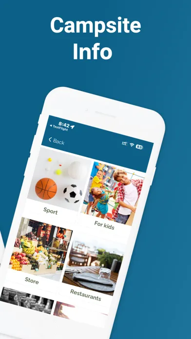 Zrzuty ekranu Camp Info App