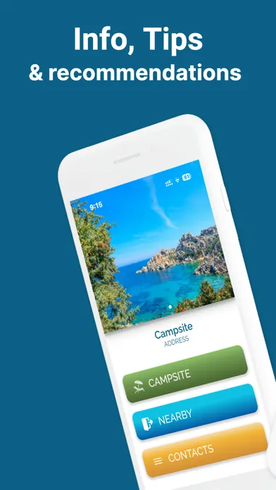 Zrzuty ekranu Camp Info App
