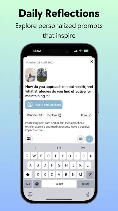 Zrzuty ekranu Self Care Writing Prompts