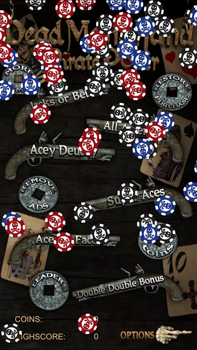 Captures d'écran de Dead Man's Hand Pirate Poker - Feel Super Jackpot Party and Win Big Prizes
