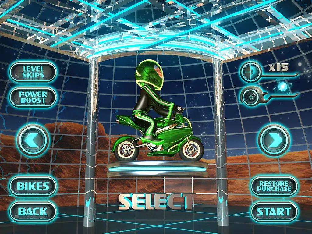 Captures d'écran de Monster Pocket Bikes – Free Race on Mars iPad 