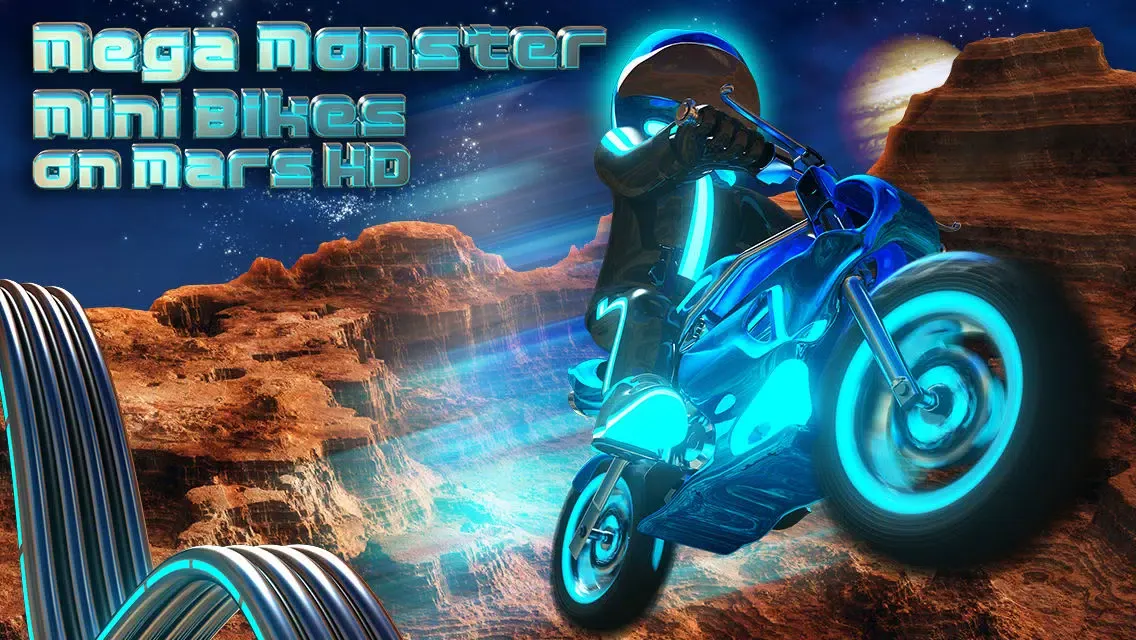 Captures d'écran de Monster Pocket Bikes – Free Race on Mars