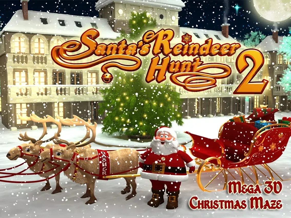 Скриншоты Santa's Reindeer Hunt 2 - Mega 3D Christmas Maze iPad 