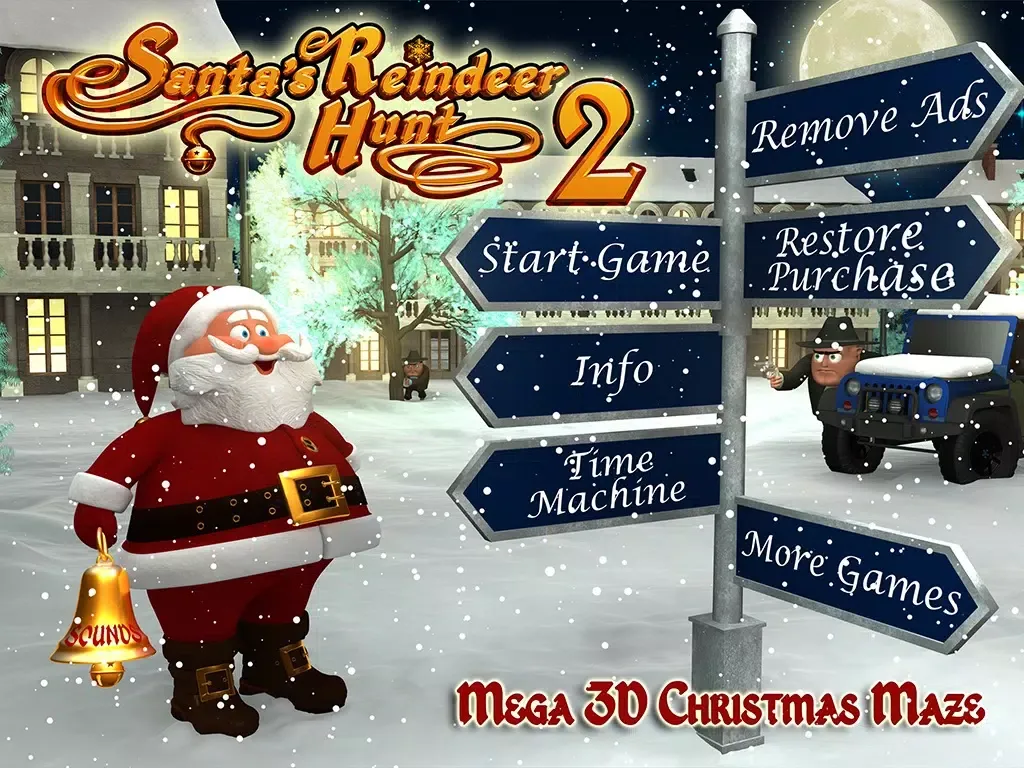 Скриншоты Santa's Reindeer Hunt 2 - Mega 3D Christmas Maze iPad 
