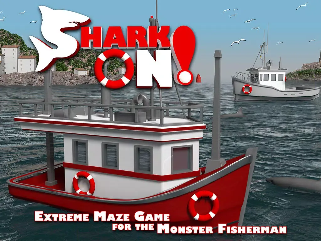 Shark On! Extreme Maze Game for the Monster Fisherman iPad  스크린샷